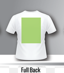 Full back design (for sizes bigger than 9.5''x 9.5'' contact us)