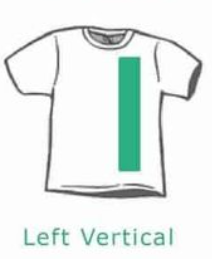 Left vertical front design
