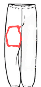 right thigh design